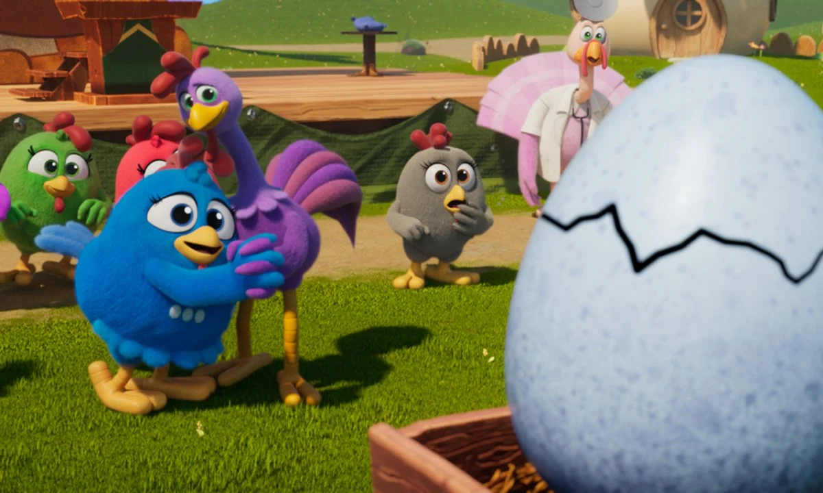 Galinha Pintadinha and the exchanged egg