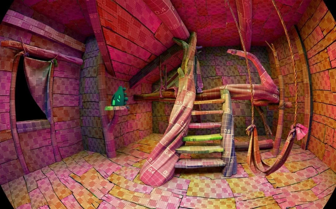 Colorful Ark interior in the opening sequence