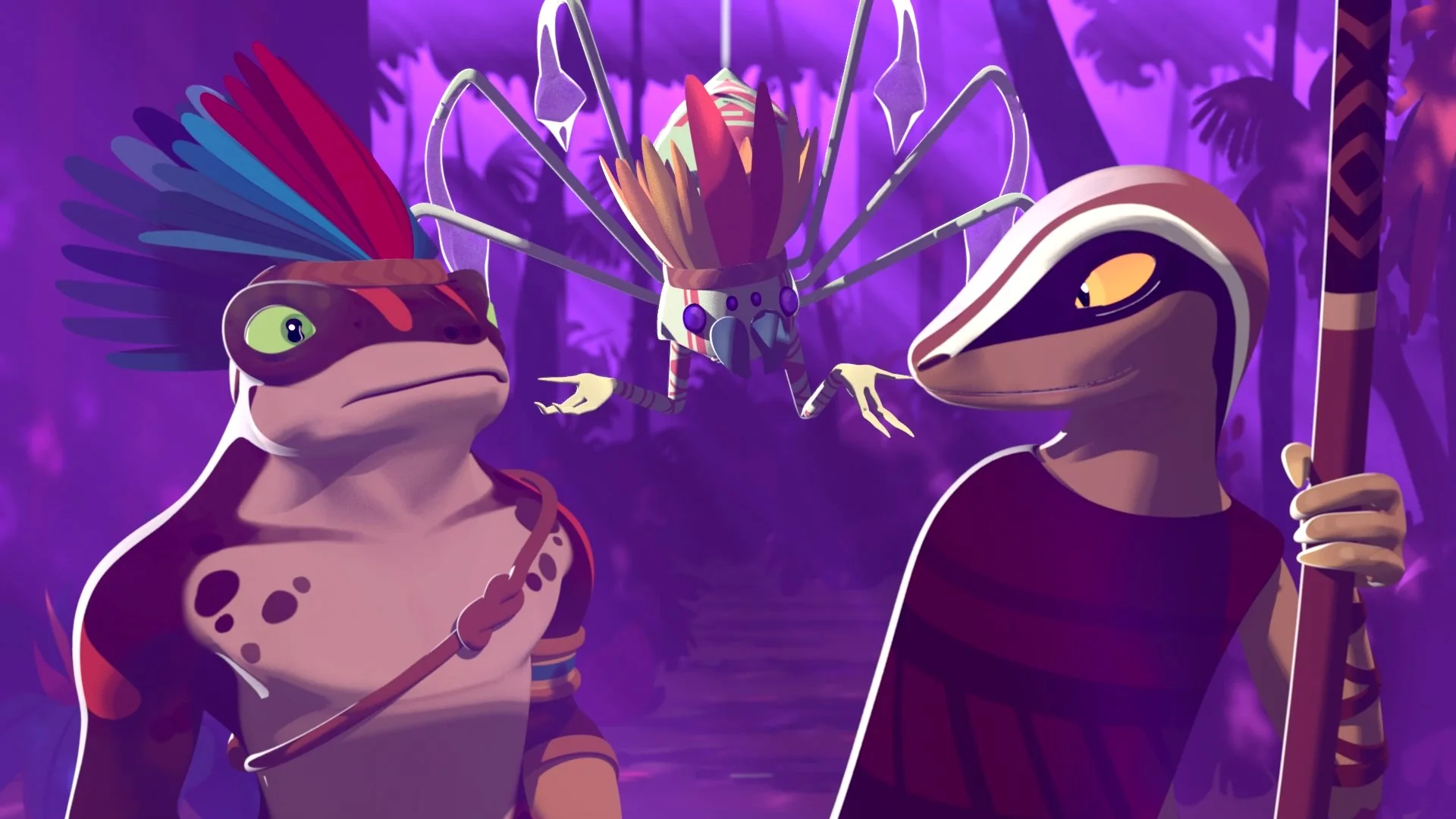 Veneno frog warriors