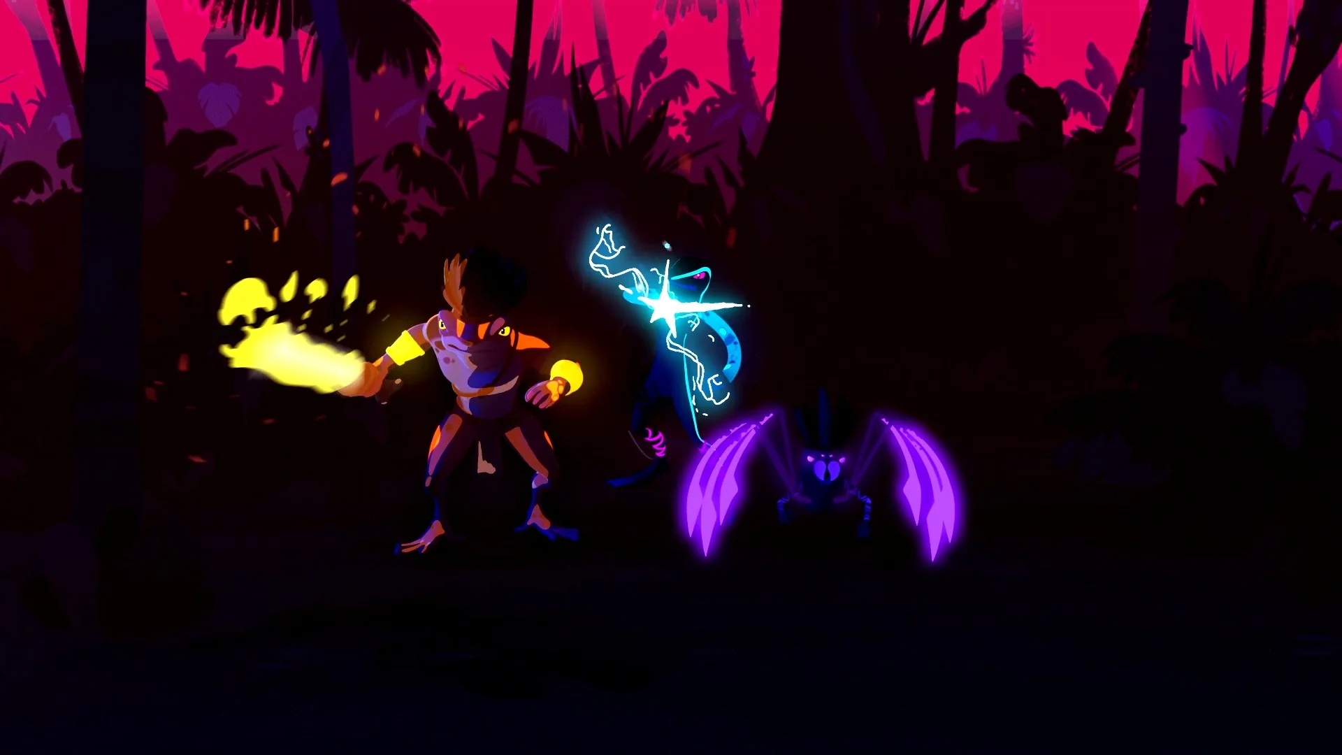 Veneno magical forest scene