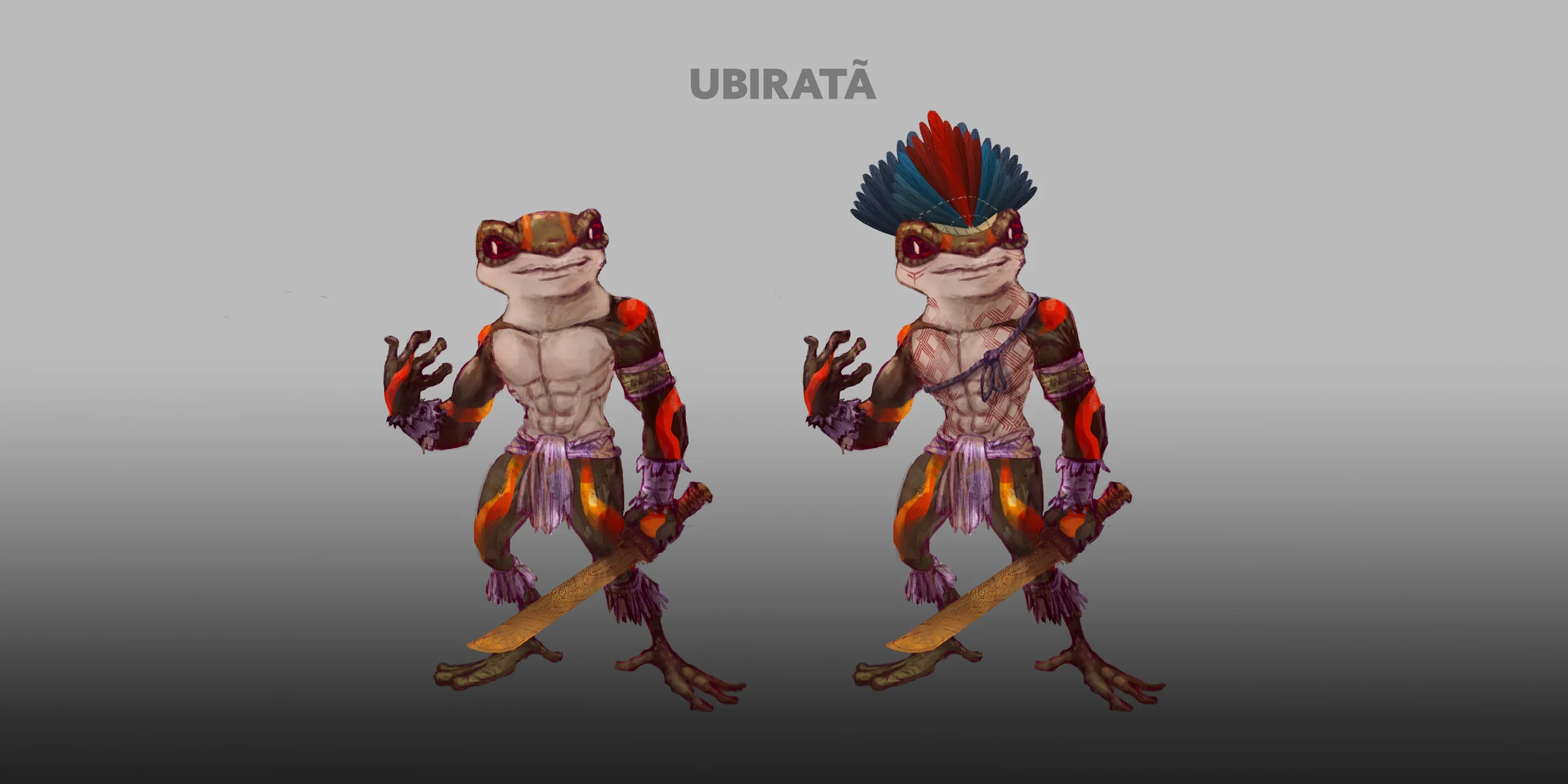 Ubiaratá character designs