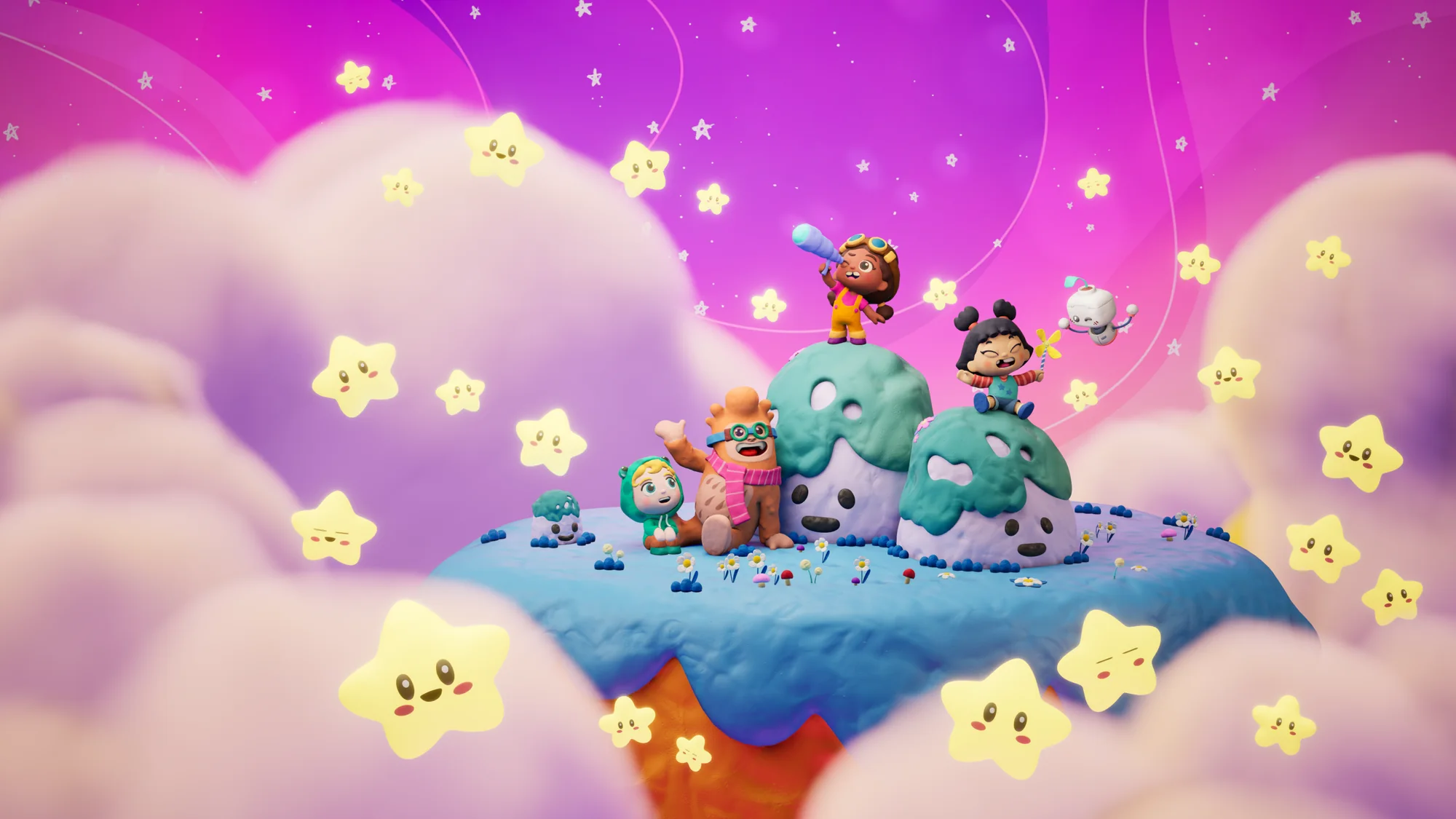 Kaia and friends among the stars
