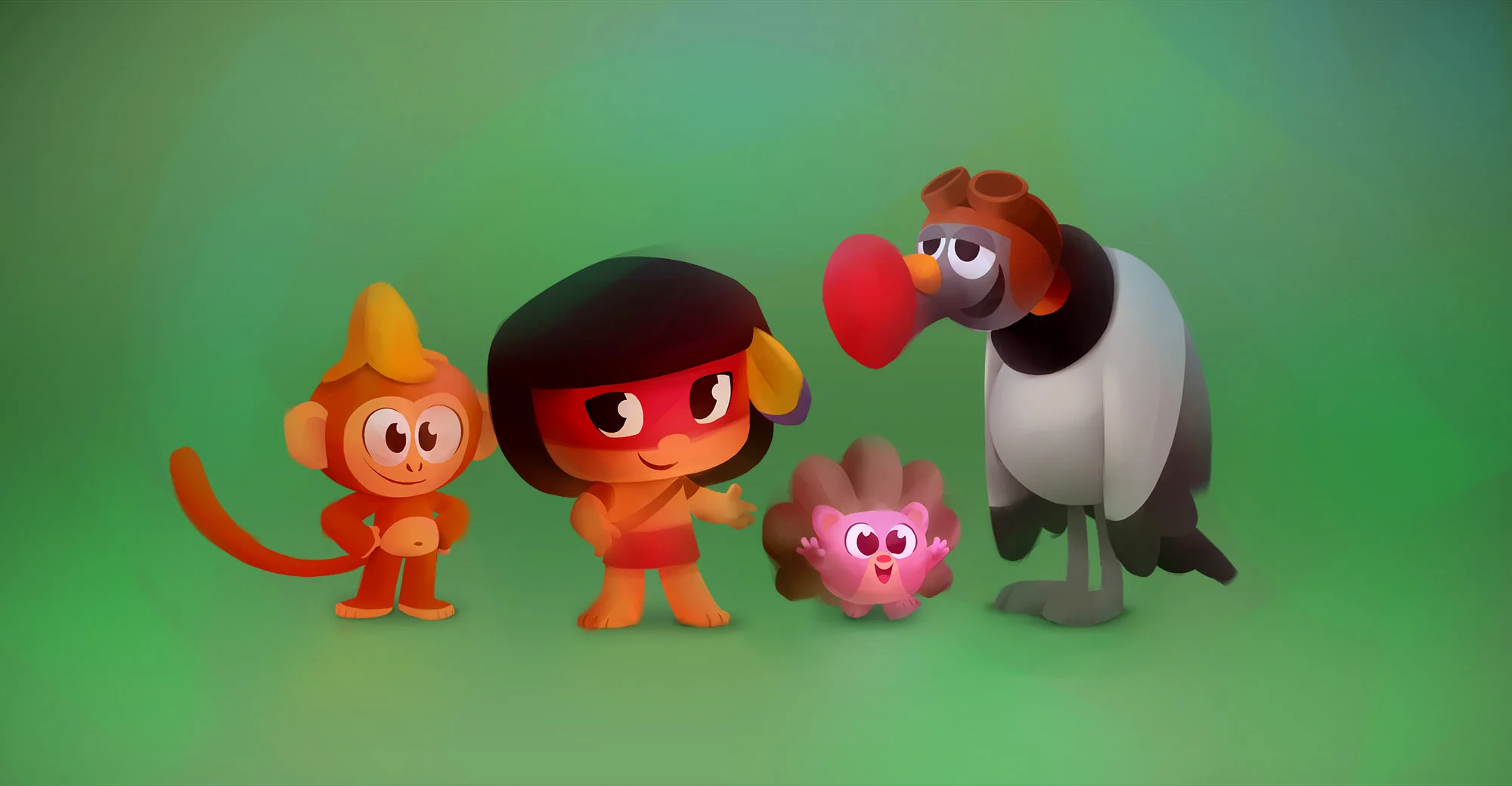Main character lineup